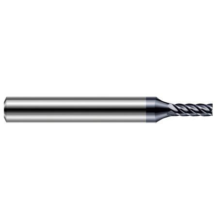 HARVEY TOOL End Mill for Hardened Steels-Corner Radius .125" (1/8)Cutter DIAx.01" Radius x.187" (3/16)L of Cut 872808-C6